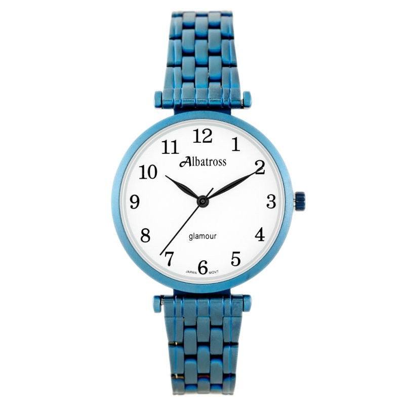WOMEN'S WATCH ALBATROSS Glamour ABBB97 (za537d) blue/white  ZEGAREK DAMSKI ALBATROSS Glamour ABBB97 (za537d) blue/white