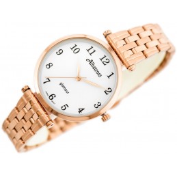 WOMEN'S WATCH ALBATROSS Glamour ABBB97 (za537c) rose gold/whiteZEGAREK DAMSKI ALBATROSS Glamour ABBB97 (za537c) rose gold/white