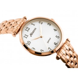 WOMEN'S WATCH ALBATROSS Glamour ABBB97 (za537c) rose gold/whiteZEGAREK DAMSKI ALBATROSS Glamour ABBB97 (za537c) rose gold/white
