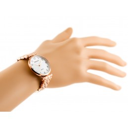 WOMEN'S WATCH ALBATROSS Glamour ABBB97 (za537c) rose gold/whiteZEGAREK DAMSKI ALBATROSS Glamour ABBB97 (za537c) rose gold/white
