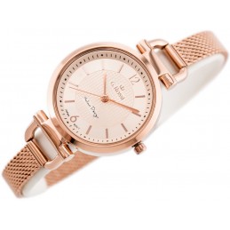 G. ROSSI WATCH - LESTI - 3652B (zg772f) - rose gold + BOXZEGAREK DAMSKI GINO ROSSI - LESTI - 3652B (zg772f) - rose gold + BOX