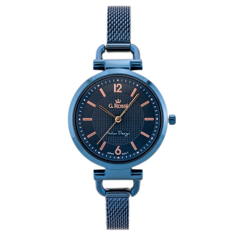 G. ROSSI WATCH - LESTI - 3652B (zg772h) - blue + BOX  ZEGAREK DAMSKI GINO ROSSI - LESTI - 3652B (zg772h) - blue + BOX