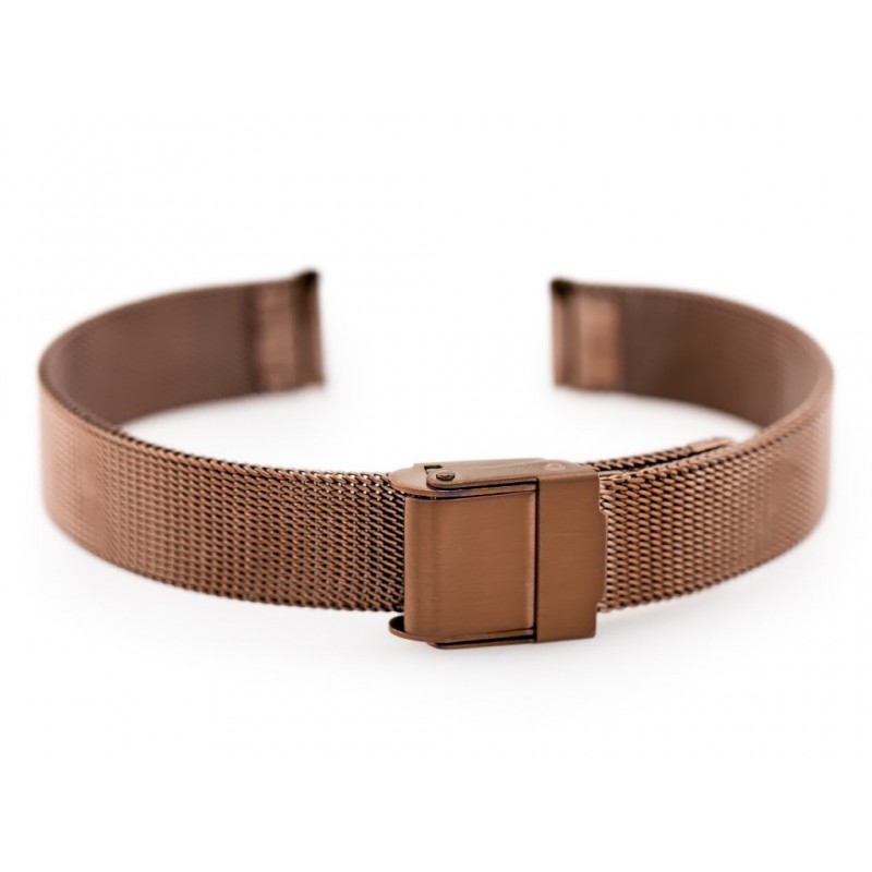 Pacific M4 bracelet - HQ mesh - brown 14mm  Bransoleta Pacific M4 - siatka HQ - brązowa 14mm