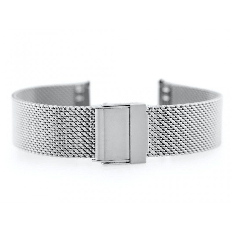 Pacific M6 bracelet - HQ mesh - silver 12mm  Bransoleta Pacific M6 - siatka HQ - srebrna 12mm