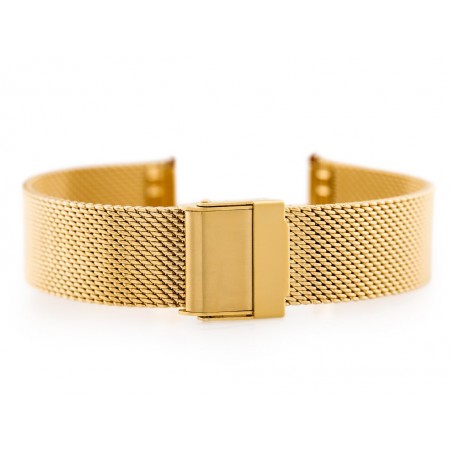 Pacific M6 bracelet - HQ mesh - gold 12mm