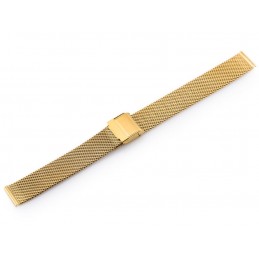 Pacific M6 bracelet - HQ mesh - gold 12mmBransoleta Pacific M6 - siatka HQ - złota 12mm