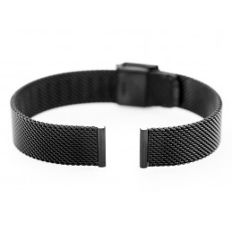Pacific M6 bracelet - HQ mesh - black 12mmBransoleta Pacific M6 - siatka HQ - czarna 12mm