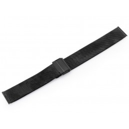 Pacific M6 bracelet - HQ mesh - black 20mmBransoleta Pacific M6 - siatka HQ - czarna 20mm