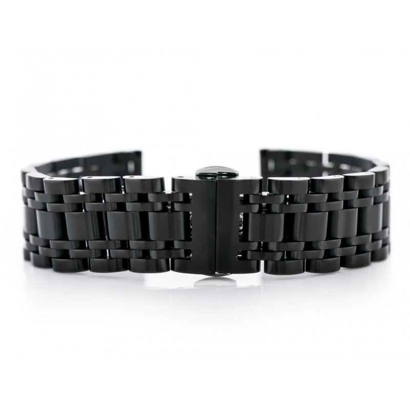 Pacific Model 3 bracelet - black 18mm  Bransoleta Pacific Model 3 - czarna 18mm