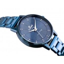 G. ROSSI WATCH - C11715B-6F1 (zg777e) blue + BOXZEGAREK DAMSKI GINO ROSSI - C11715B-6F1 (zg777e) blue + BOX