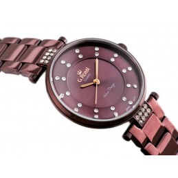 G. ROSSI WATCH - C5131B-2B3 (zg780d) violet + BOXZEGAREK DAMSKI GINO ROSSI - C5131B-2B3 (zg780d) violet + BOX