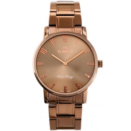 G. ROSSI WATCH - 10194B-2B3 (zg257f) brown + BOX