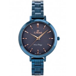 G. ROSSI WATCH - 11389B-6F3 (zg787h) blue/violet + BOXZEGAREK DAMSKI GINO ROSSI - 11389B-6F3 (zg787h) blue/violet + BOX