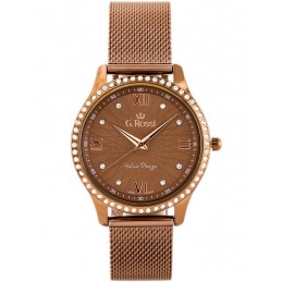 G. ROSSI WATCH - 6748B-2B3 (zg788e) brown + BOXZEGAREK DAMSKI GINO ROSSI - 6748B-2B3 (zg788e) brown + BOX