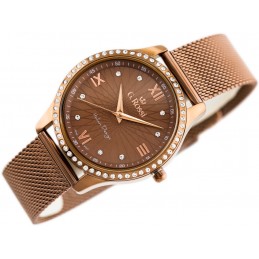 G. ROSSI WATCH - 6748B-2B3 (zg788e) brown + BOXZEGAREK DAMSKI GINO ROSSI - 6748B-2B3 (zg788e) brown + BOX