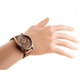 G. ROSSI WATCH - 6748B-2B3 (zg788e) brown + BOXZEGAREK DAMSKI GINO ROSSI - 6748B-2B3 (zg788e) brown + BOX