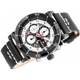 NAVIFORCE MEN'S WATCH - NF9131 (zn086a) black/w. + BOXZEGAREK MĘSKI NAVIFORCE - NF9131 (zn086a) black/w. + BOX