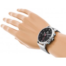 G. ROSSI WATCH - E-6182B-1C1 - EXCLUSIVE (zg284b) + BOXZEGAREK MĘSKI GINO ROSSI - E-6182B-1C1 - EXCLUSIVE (zg284b) + BOX