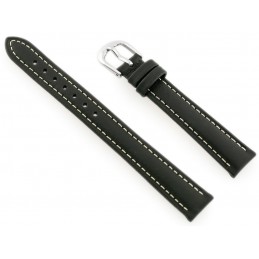 BISSET BS-158 leather watch strap - 16mmPasek skórzany do zegarka BISSET BS-158 - 16mm
