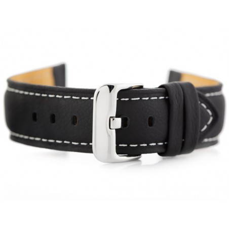 BISSET BS-158 leather watch strap - 20mm