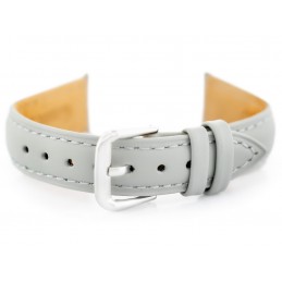 W94 leather watch strap - gray - 12mmPasek skórzany do zegarka W94 - siwy - 12mm