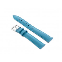 W94 leather watch strap - light blue - 18mmPasek skórzany do zegarka W94 - jasnoniebieski - 18mm