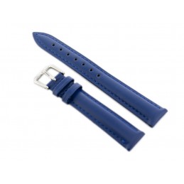 W94 leather watch strap - navy blue - 18mmPasek skórzany do zegarka W94 - granatowy - 18mm