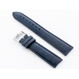 W83L leather watch strap - navy blue - 16mmPasek skórzany do zegarka W83L - granatowy - 16mm