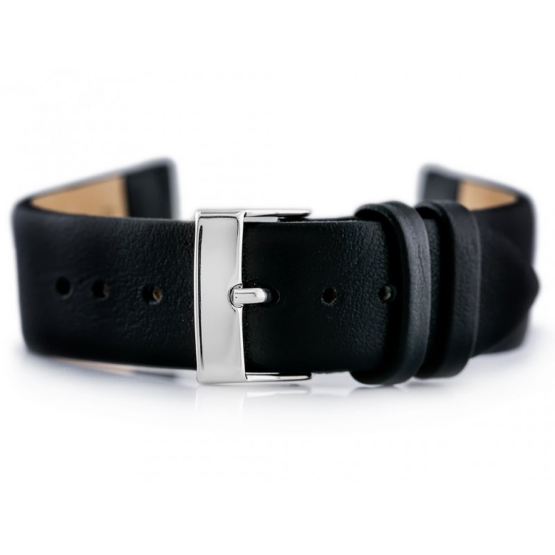 BISSET BS-201 leather watch strap - 14mm  Pasek skórzany do zegarka BISSET BS-201 - 14mm