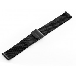 Bisset bracelet (bb009e) - black 12mmBransoleta Bisset (bb009e) - czarna 12mm