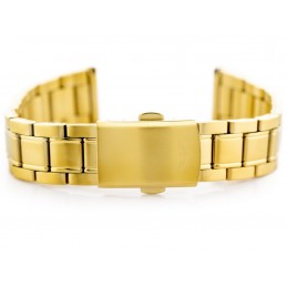 Bisset bracelet (bb013b) - gold 16mmBransoleta Bisset (bb013b) - złota 16mm