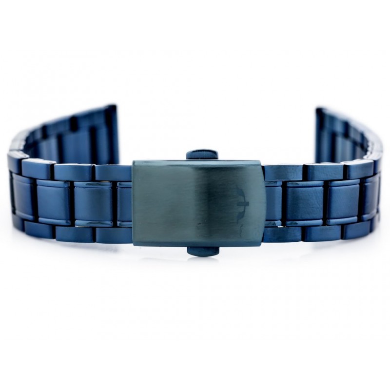 Bisset bracelet (bb013d) - navy blue 16mm  Bransoleta Bisset (bb013d) - granatowa 16mm