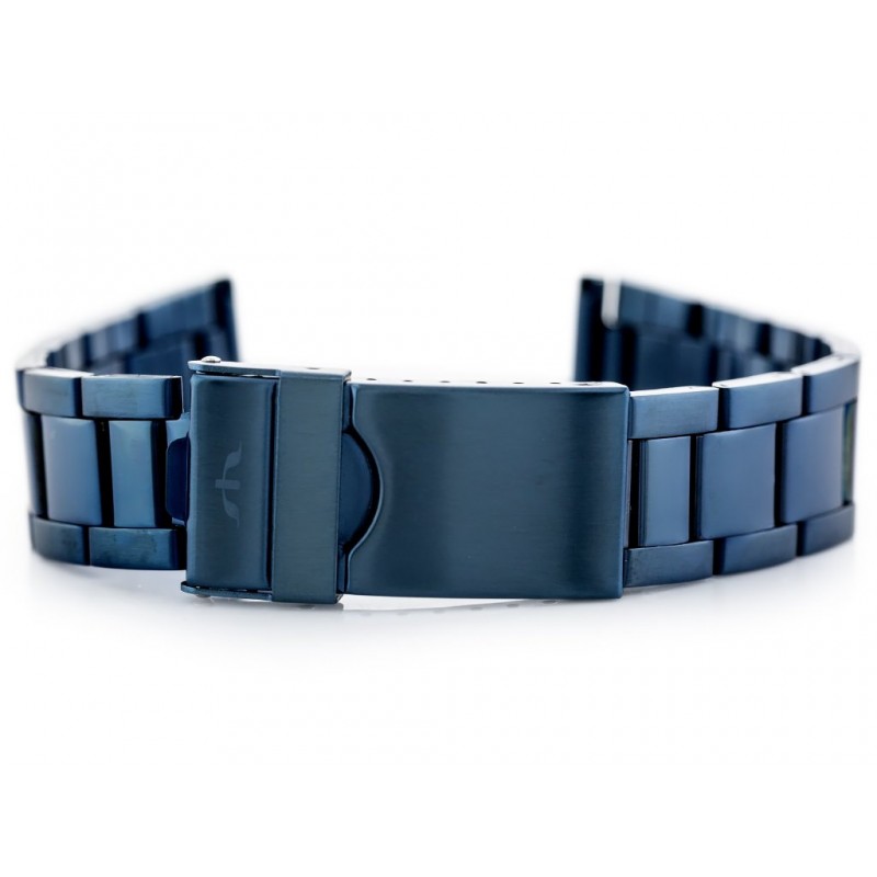 Bisset bracelet (bb014c) - navy blue 18mm  Bransoleta Bisset (bb014c) - granatowa 18mm