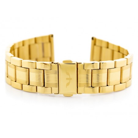 Bisset bracelet (bb016b) - gold 20mm