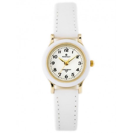 ZEGAREK KOMUNIJNY DZIECIĘCY PERFECT LP195-02 biały + BOX