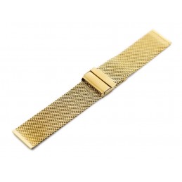 Pacific M8 bracelet - HQ mesh - gold 24mmBransoleta Pacific M8 - siatka HQ - złota 24mm