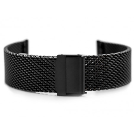 Pacific M8 bracelet - HQ mesh - black 20mm