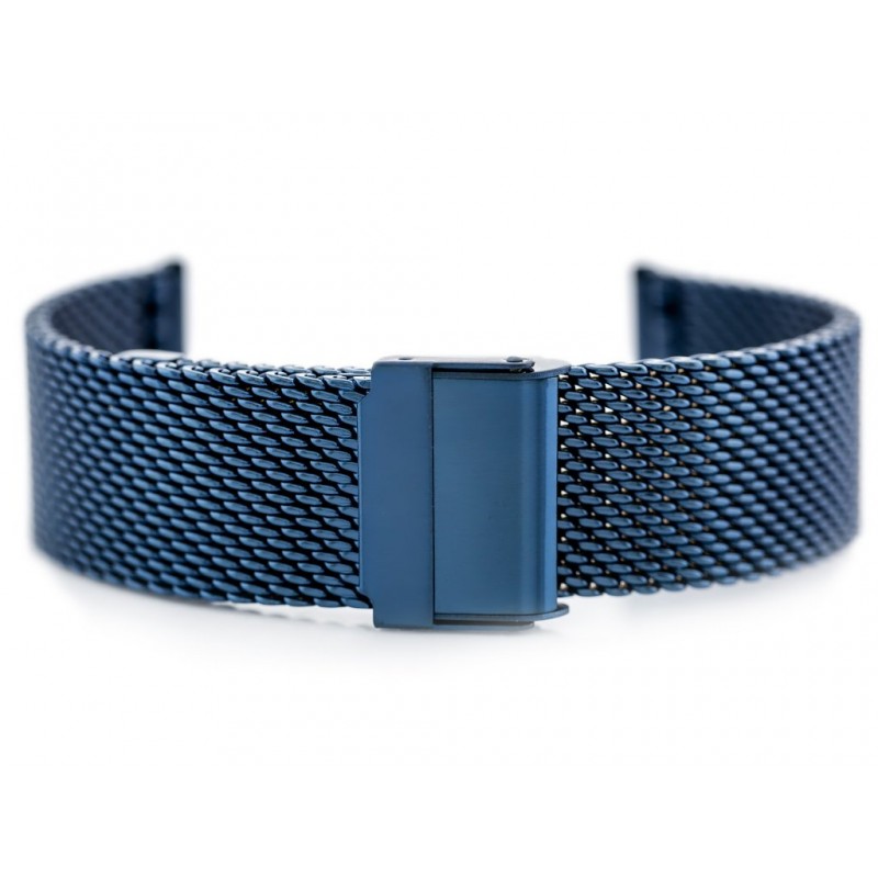 Pacific M8 bracelet - HQ mesh - navy blue 20mm  Bransoleta Pacific M8 - siatka HQ - granatowa 20mm
