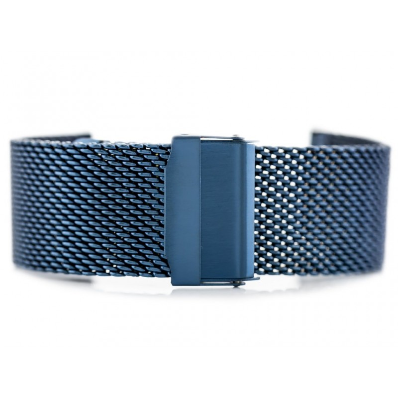 Pacific M8 bracelet - HQ mesh - navy blue 24mm  Bransoleta Pacific M8 - siatka HQ - granatowa 24mm