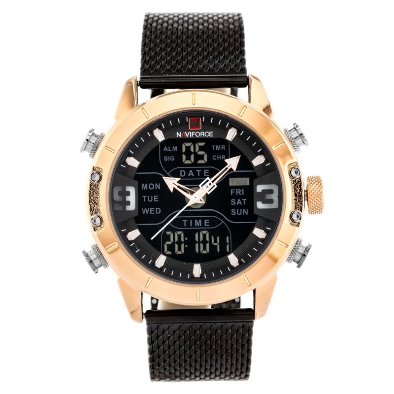 NAVIFORCE MEN'S WATCH - NF9153 (zn093d) + BOX  ZEGAREK MĘSKI NAVIFORCE - NF9153 (zn093d) + BOX