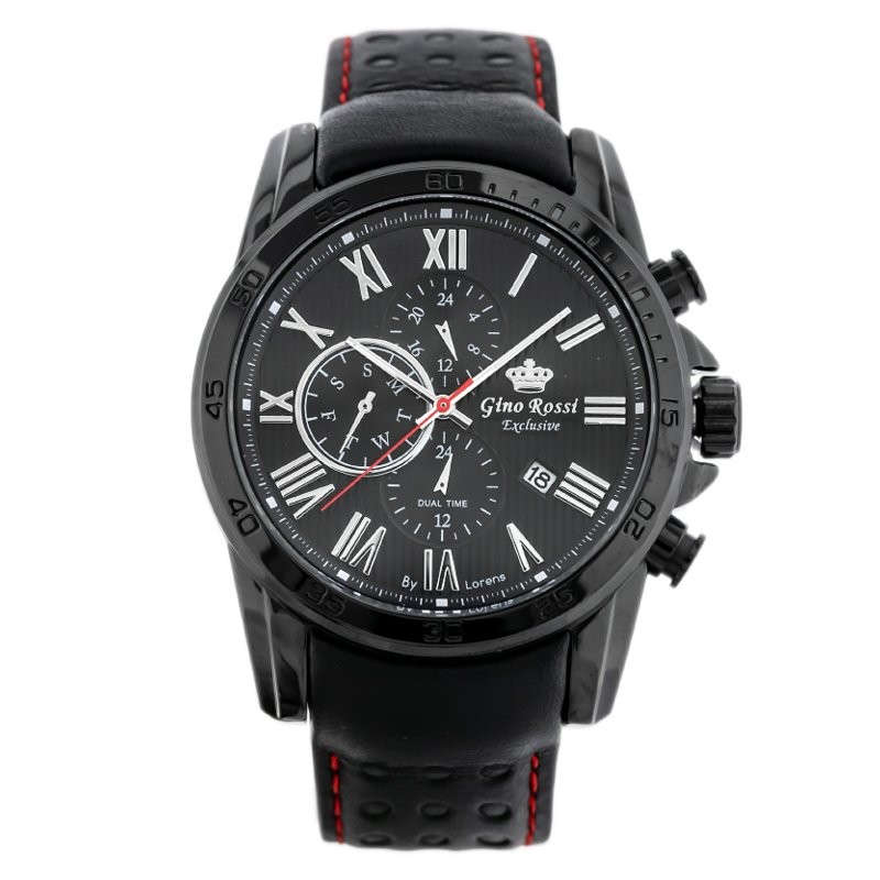 G. ROSSI WATCH - E9753A2-1A3 - EXCLUSIVE (zg302b) + BOX  ZEGAREK MĘSKI GINO ROSSI - E9753A2-1A3 - EXCLUSIVE (zg302b) + BOX