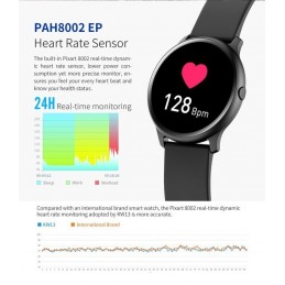 WOMEN'S SMARTWATCH G. Rossi G.RSF1-4C2-1 rosegold/black + extra PASSAGE (sg003b)SMARTWATCH Gino Rossi -  rosegold/black + dodatkowy PASEK (zg309b)