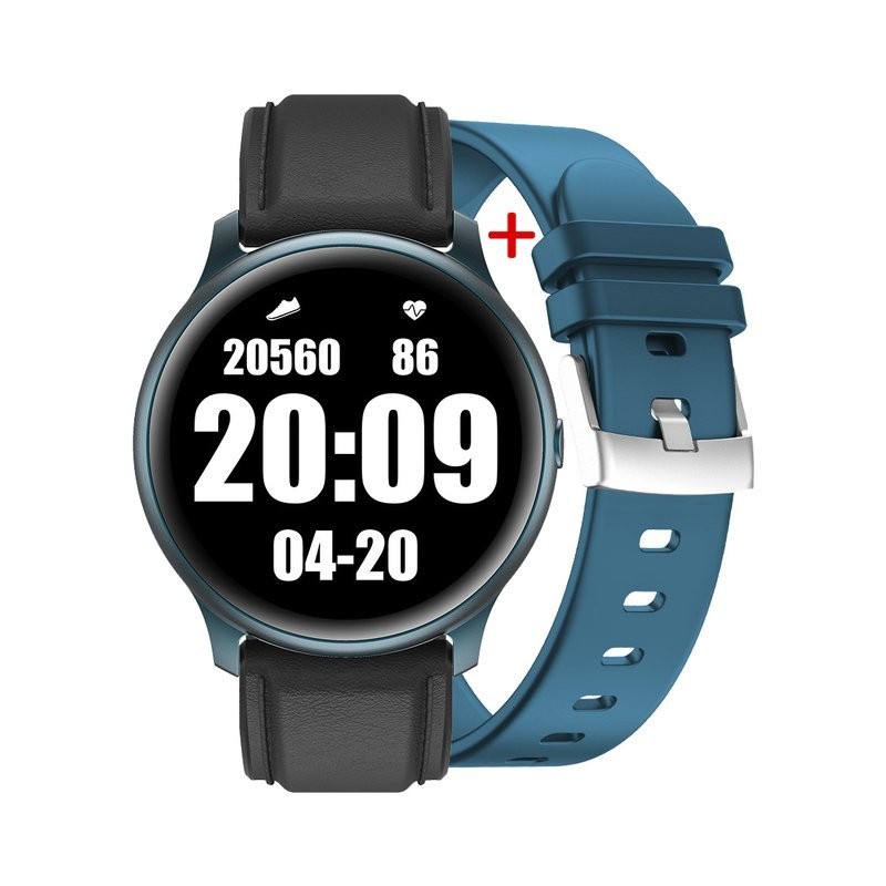 MEN'S SMARTWATCH G. Rossi G.RSWSF1-6F1-1 blue/black + extra PASSAGE (sg003d)  SMARTWATCH Gino Rossi - blue/black + dodatkowy PASEK (zg309d)