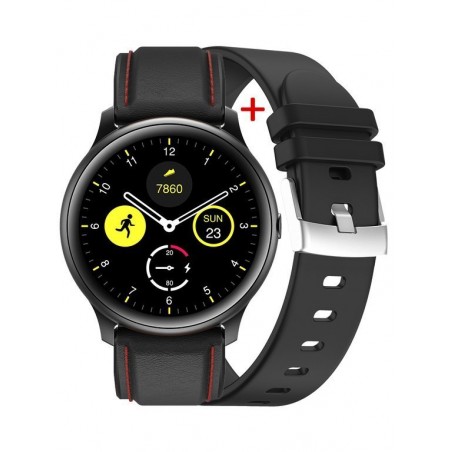 MEN'S SMARTWATCH G. Rossi G.RSWSF1-1A1-1 black + extra PASSAGE (sg003e)
