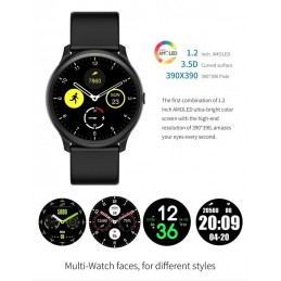MEN'S SMARTWATCH G. Rossi G.RSWSF1-1A1-1 black + extra PASSAGE (sg003e)SMARTWATCH Gino Rossi - black + dodatkowy PASEK (zg309e)