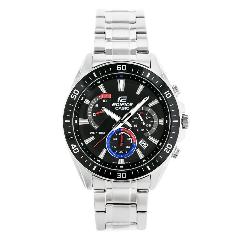ZEGAREK MĘSKI CASIO EDIFICE EFR-552D-1A3 + BOX  ZEGAREK MĘSKI CASIO EDIFICE EFR-552D-1A3 - 10ATM (zd094c)