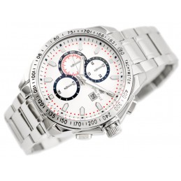 MEN'S WATCH G. ROSSI - BLUES (zg094d) - WHITE + BOXZEGAREK MĘSKI GINO ROSSI - BLUES (zg094d) - WHITE + BOX