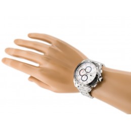 MEN'S WATCH G. ROSSI - BLUES (zg094d) - WHITE + BOXZEGAREK MĘSKI GINO ROSSI - BLUES (zg094d) - WHITE + BOX