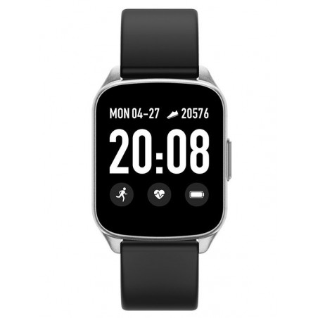 SMARTWATCH UNISEX G. Rossi SW009-5 silver/black (sg004f)