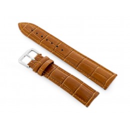 W102L brown leather watch strap - 20mmPasek skórzany do zegarka W102L brąz - 20mm